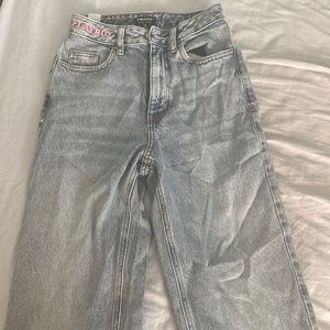 Jeans worn once and cropped